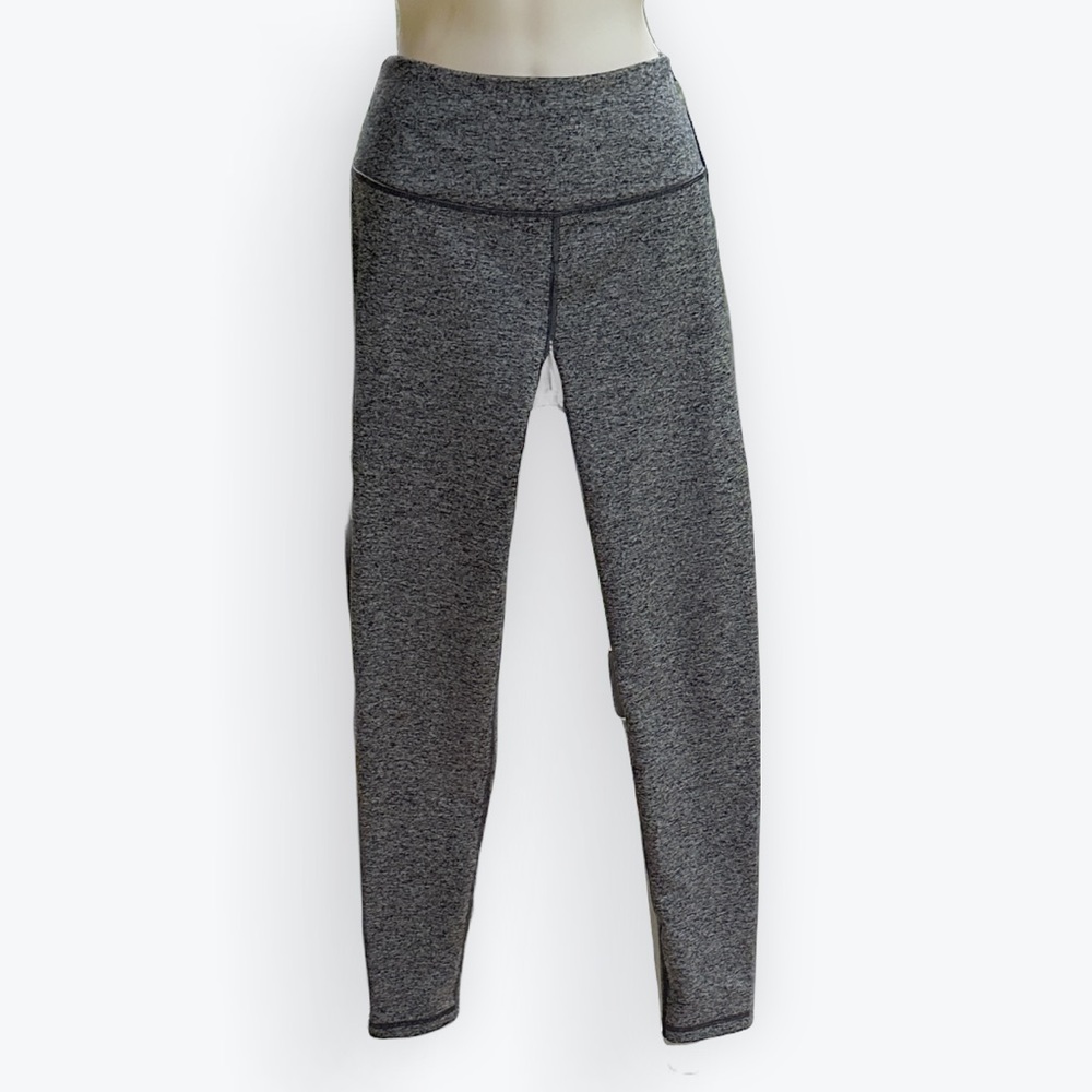 Gym Athleisure VSX Sport HeatherGray Knockout Tights Waistband Pocket Leggings~M